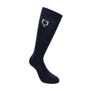 Гольфы EQUESTRO STRETCH TECHNICAL SOCK WITH ITALIAN FLAG NAVY