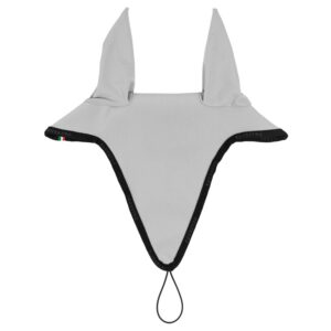 Ушки удлиненные Equestro Long Fly veil in technical fabric Light Grey-Black