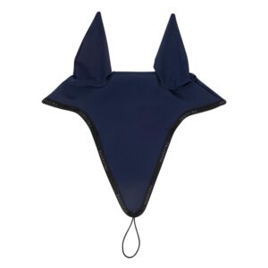Ушки удлиненные Equestro Fly veil in technical fabric Navy-Black
