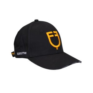 Бейсболка Equestro Black Yellow