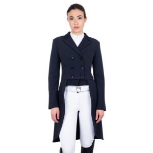 Фрак женский EQUESTRO WOMEN'S COMPETITION DRESSAGE TAILCOAT IN TECHNICAL FABRIC NAVY