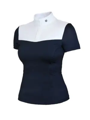 Топ старторый с коротким рукавом Refined Competition Top Navy White Short Sleeve