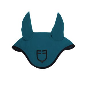 Ушки EQUESTRO BLACK LINE EDITION FLY VEIL PETROL