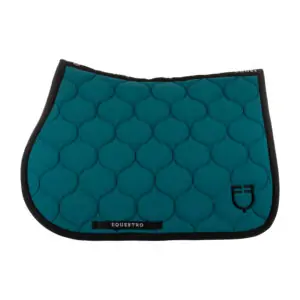 Конкурный вальтрап EQUESTRO QUILTED BLACK LINE EDITION PETROL