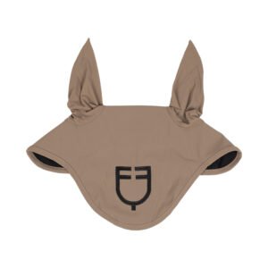 Ушки EQUESTRO CUBE FLY VEIL STRETCH TECHNICAL FABRIC WITH LOGO WALNUT