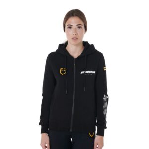 Худи EQUESTRO SCUDERIA EQUESTRO WOMEN'S HOODED SWEATSHIRT BLACK