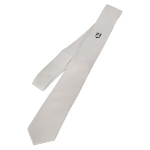 Галстук EQUESTRO COMPETITION TIE WITH EMBROIDERED LOGO WHITE