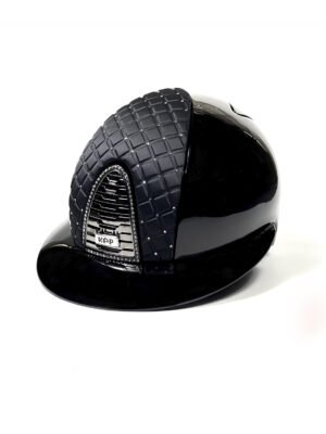 Шлем KEP CROMO 2.0 POLISH METAL BLACK MILANO STREET AND SWAROVSKI FRAME