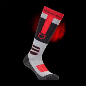 Гольфы Equestro Ridertech socks Black-Grey-Red