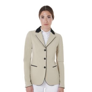 Редингот EQUESTRO WOMEN'S THREE-BUTTON COMPETITION JACKET OXFORD TAN