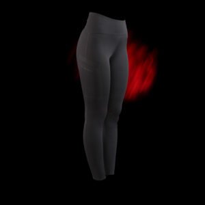 Леггинсы Equestro Ridertechnology women's high waisted full grip leggings Black