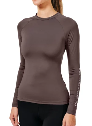 Топ с длинным рукавом Dynamic Base Layer Top Mocha