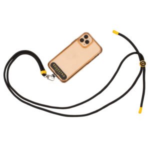 Шнурок для телефона Equestro Adjustable phone strap Black-Yellow