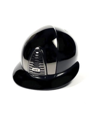 Шлем KEP CROMO 2.0 POLISH BLACK FRONT MIRROR BLACK POLO VISOR