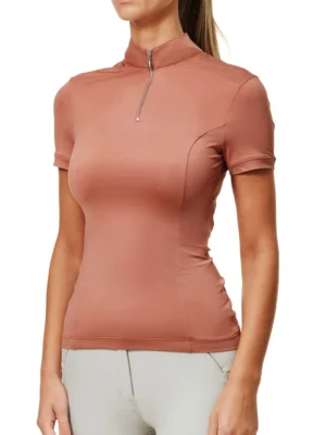 Топ с коротким рукавом UV Protection Top Short Sleeve Coral