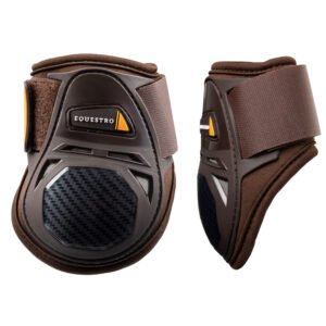 Ногавки задние EQUESTRO NEOPRENE FETLOCK BOOTS VELCRO CLOSURE BROWN
