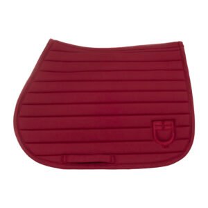 Конкурный вальтрап Equestro Silica jumping saddle pad Pomegranate