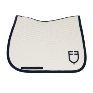 Выездковый вальтрап Equestro WAVE QUILTING DRESSAGE SADDLE PAD ANTIQUE WHITE