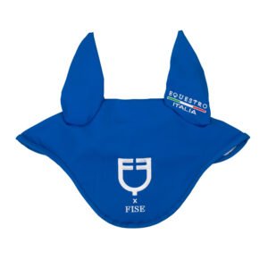 Ушки Equestro Fly veil in technical fabric Equestro X FISE Azzurro Savoia