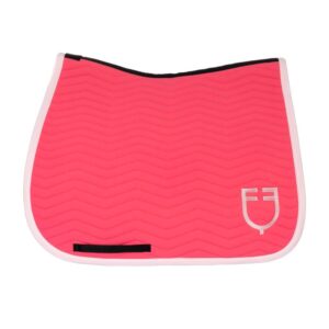 Выездковый вальтрап Equestro WAVE QUILTING DRESSAGE SADDLE PAD HONEYSUCKLE-BALLERINA