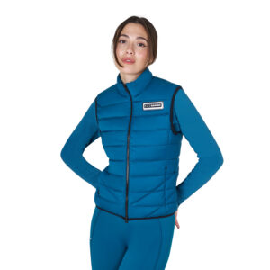 Жилет Equestro Women's Nylon Vest Blue Coral
