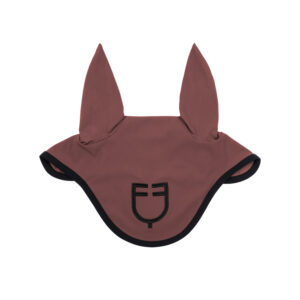 Ушки EQUESTRO BLACK LINE EDITION FLY VEIL MARRON