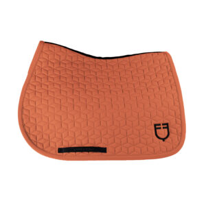 Конкурный вальтрап EQUESTRO JUMPING SADDLE PAD CUBE QUILTING REDWOOD