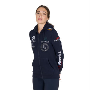 Худи Equestro Women's multi-logo hoodie Navy