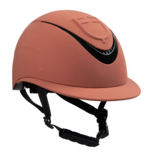 Шлем Equestro Wide visor and embossed logo homologation REDWOOD