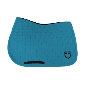 Конкурный вальтрап EQUESTRO JUMPING SADDLE PAD CUBE QUILTING PETROL