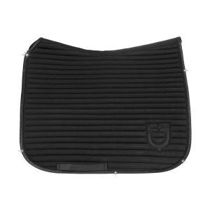 Выездковый вальтрап Equestro Universe Stripe Dressage Saddle Pad Black