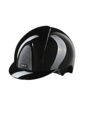 Шлем KEP SMART NOVA POLISH BLACK STAR SILVER STANDARD VISOR