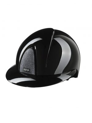 Шлем KEP SMART NOVA POLISH BLACK STAR SILVER POLO VISOR