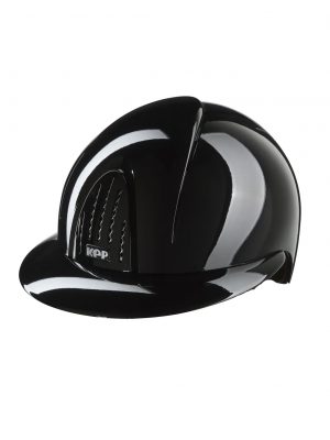Шлем KEP SMART NOVA POLISH BLACK BEIGE CHINSTRAP POLO VISOR