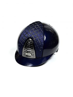 Шлем KEP CROMO 2.0 POLISH METAL BLUE MILANO STREET FRONT