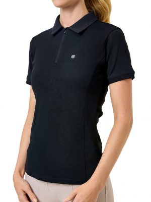 Поло Polo Shirt Zip Black