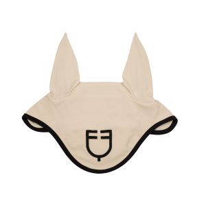 Ушки EQUESTRO BLACK LINE EDITION FLY VEIL OXFORD TAN-Коричневый