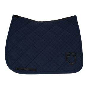 Выездковый вальтрап Equestro DRESSAGE PAD MONOGRAM NAVY BLAZER-Синий