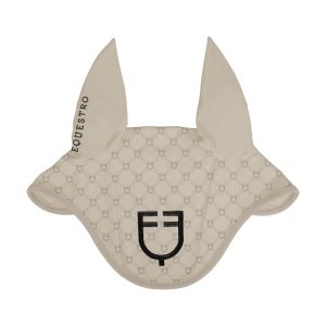 Ушки Equestro MONOGRAM OXFORD TAN-BLACK-Коричневый Чёрный