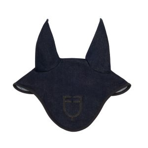 Ушки Equestro DENIM FLY VEIL DENIM BLUE-Джинсовый синий