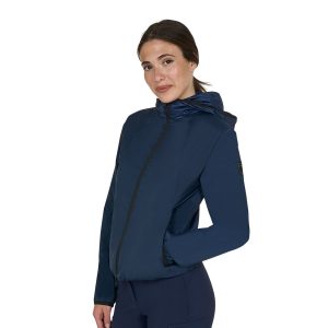 Куртка Equestro WOMEN'S FOLDABLE WARMER NYLON JACKET NAVY BLAZER-Синий