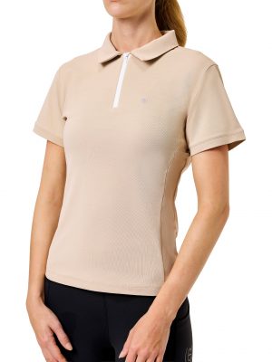 Поло Polo Shirt Zip Sand