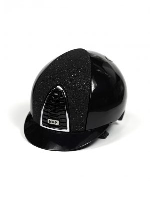 Шлем KEP CROMO 2.0 POLISH BLACK VANITY BLACK LOGO BLACK ZIRCONS STANDARD VISOR