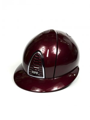 Шлем KEP CROMO BORDEAUX POLO VISOR LOGO CRYSTAL WHITE