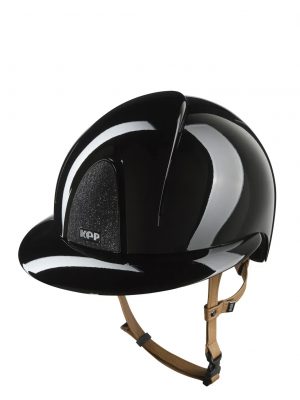Шлем KEP SMART NOVA POLISH BLACK STAR BLACK POLO VISOR BEIGE STRAP