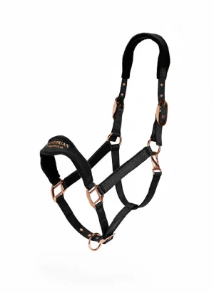 Недоуздок Anatomic Fleece Halter Black Blush